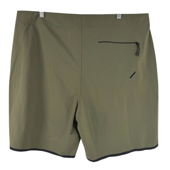 Hill City Surp Boardshort Mens Size 40 Green Nylon Spandex Swim NWT SS-1820 - Picture 4 of 10
